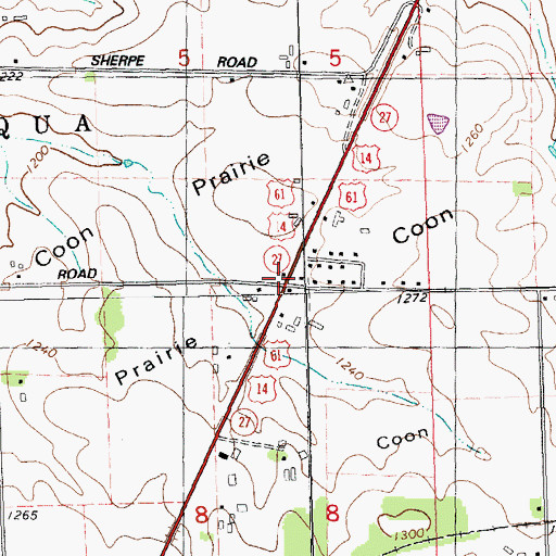 Topographic Map of Smith School (historical), WI
