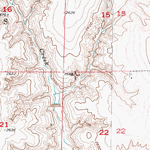 Topographic Map of Township of Knowles, NE