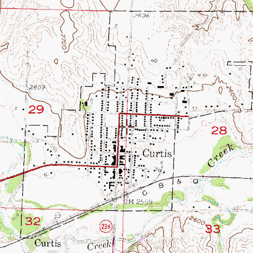 Topographic Map of United Church of Christ, NE