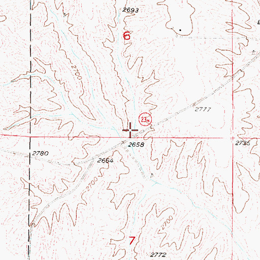 Topographic Map of Ingham Historical Marker, NE