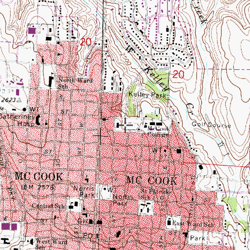 Topographic Map of Weiland Field, NE