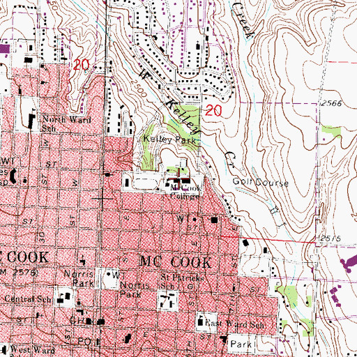 Topographic Map of Tipton Building, NE