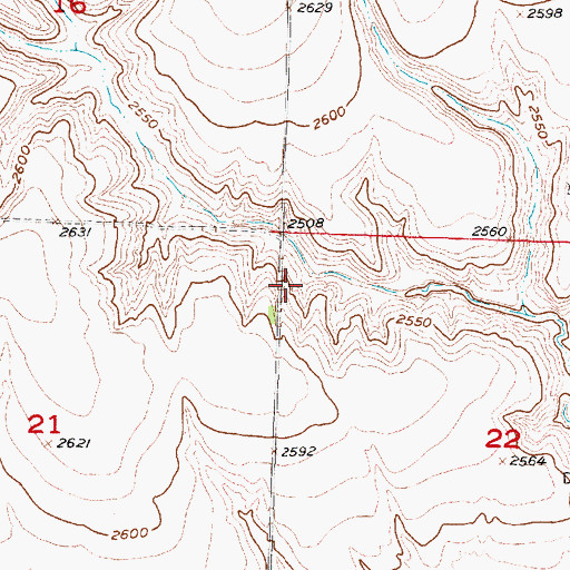 Topographic Map of Township of Danbury, NE