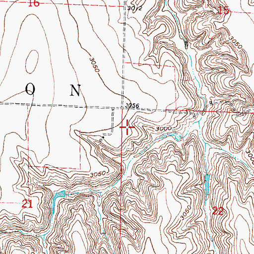 Topographic Map of Township of Union, NE