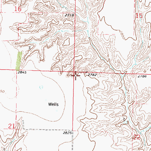 Topographic Map of Township of Pleasant Hill, NE