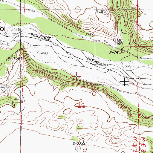 Topographic Map of Kuhres Rapid, NE
