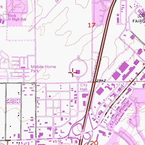 Topographic Map of Roy Rogers-Dale Evans Museum, CA