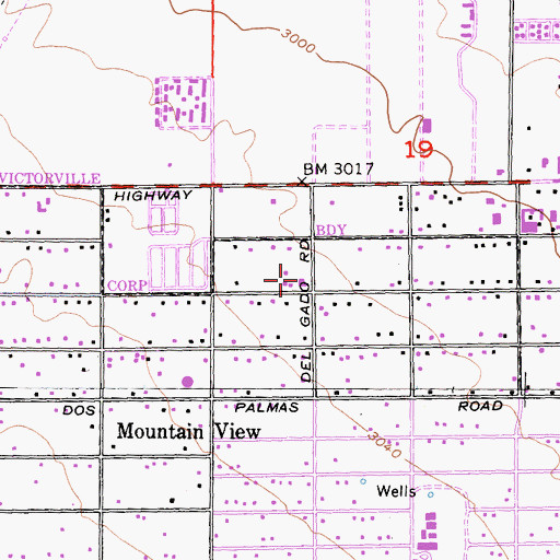 Topographic Map of Saint Mary Coptic Orthodox Church, CA
