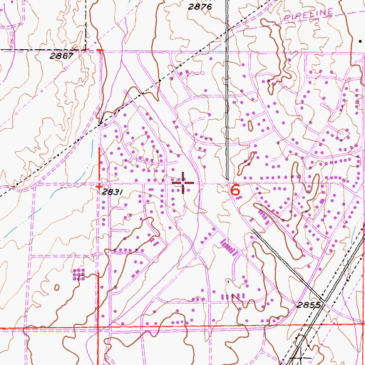 Topographic Map of The Village, CA