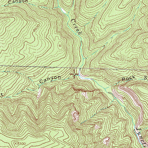 Topographic Map of Ernest Canyon, CO