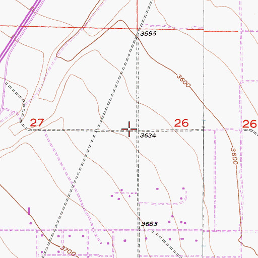 Topographic Map of High Country, CA