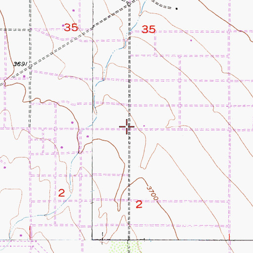 Topographic Map of Abundant Life Church, CA