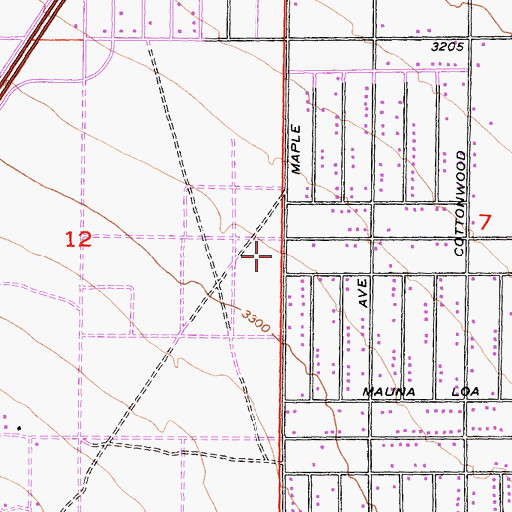 Topographic Map of The Church of Jesus Christ of Latter Day Saints, CA