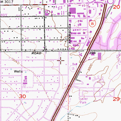 Topographic Map of Joint Heirs Christian Fellowship Church, CA