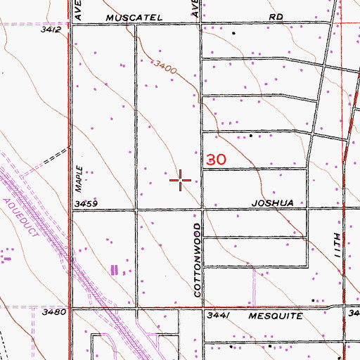 Topographic Map of Kingdom Hall of Jehovahs Witnesses, CA