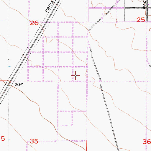 Topographic Map of Liberty Elementary School, CA