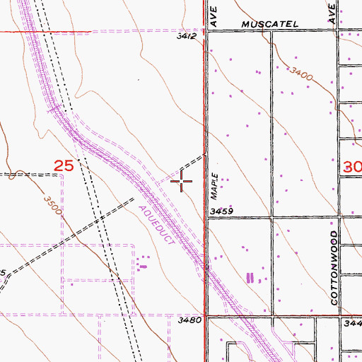 Topographic Map of Seventh Day Adventist Church, CA