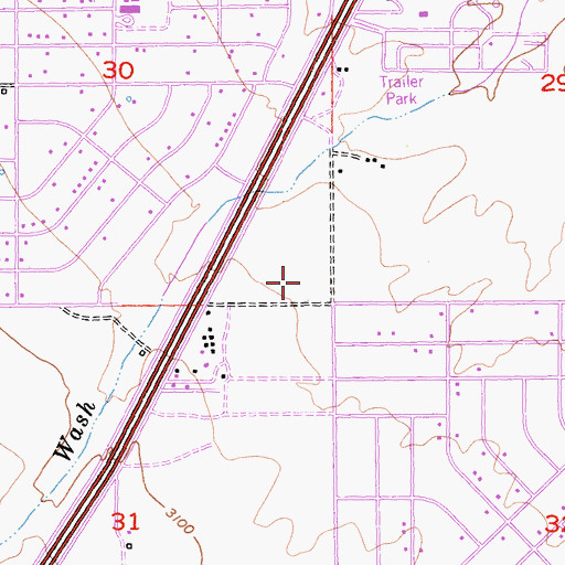 Topographic Map of Victor Valley Christian Schools, CA