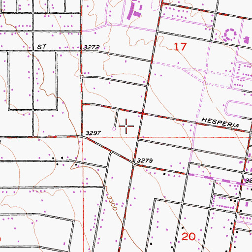 Topographic Map of First Church of Christ Scientist, CA