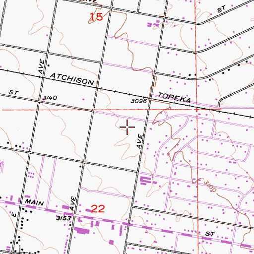 Topographic Map of Live Oak Park, CA