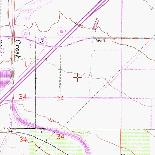 Topographic Map of West End, CA