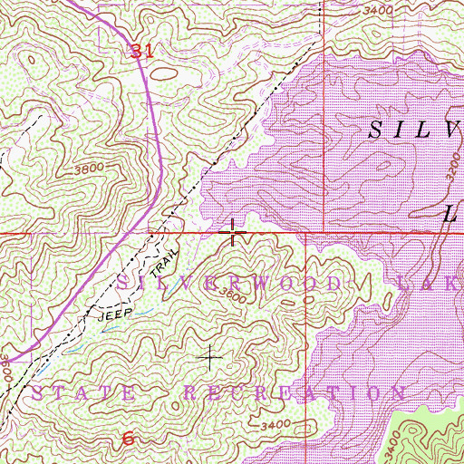 Topographic Map of Chamise Picnic Area, CA