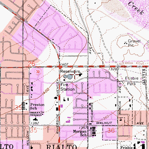 Topographic Map of Saint THomas Moore Church, CA