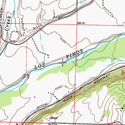 Topographic Map of Beaver Creek, CO