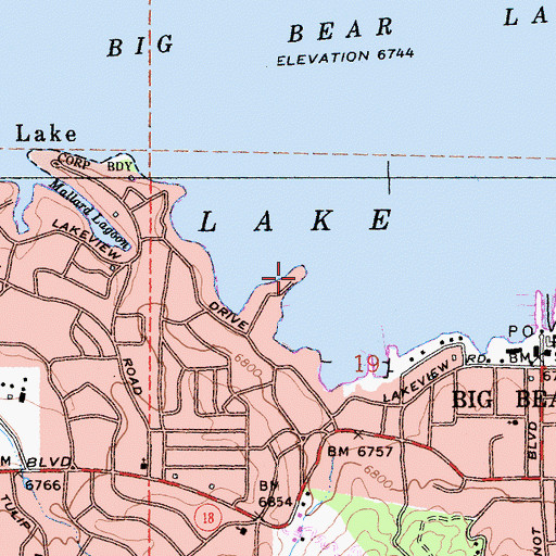 Topographic Map of Gibralter Point, CA