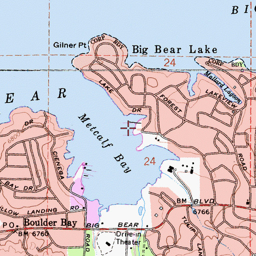 Topographic Map of Holloways Camp, CA