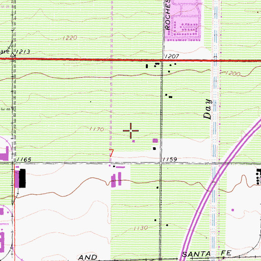 Topographic Map of Quakes Park, CA