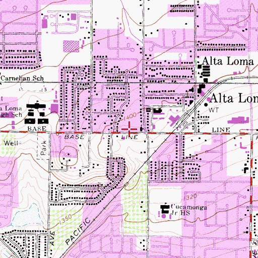 Topographic Map of The Lords House, CA