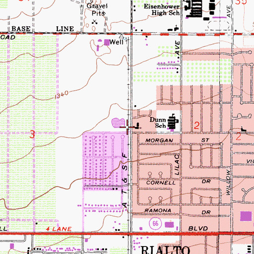 Topographic Map of Church of the Good Shepherd, CA