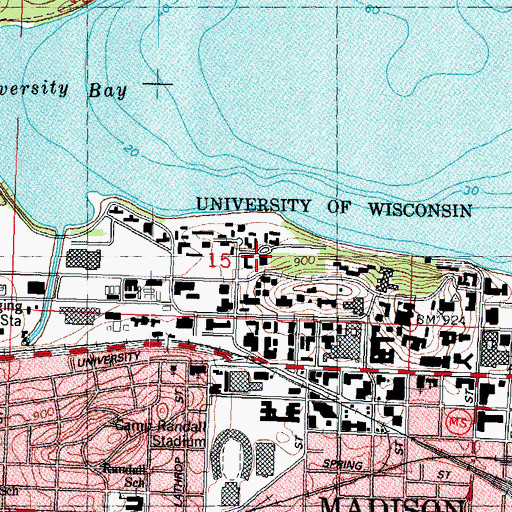 Topographic Map of Gulley Commons, WI