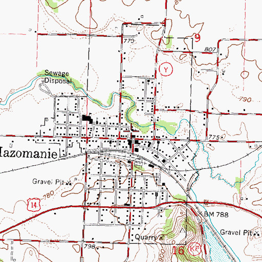Topographic Map of Our Redeemer Lutheran Church, WI