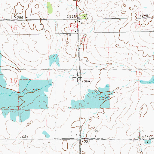 Topographic Map of Danielson School (historical), WI