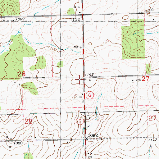 Topographic Map of Robinson School (historical), WI