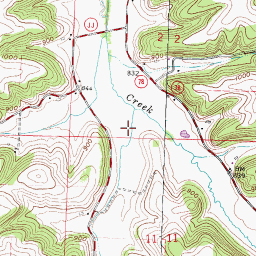 Topographic Map of Bitsedalen, WI