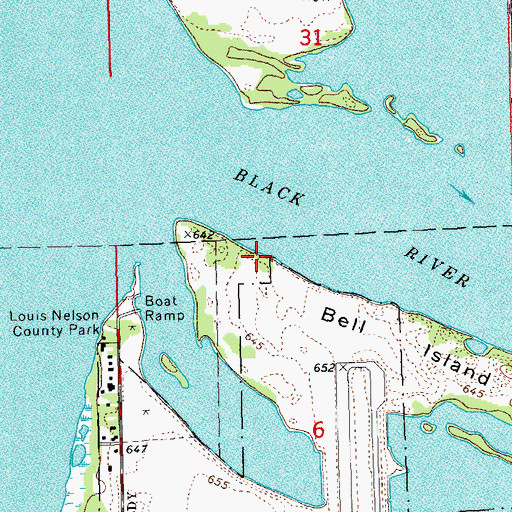 Topographic Map of Lakeview (historical), WI