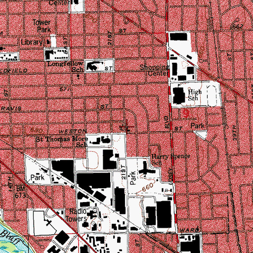 Topographic Map of Our Redeemer Lutheran Church, WI