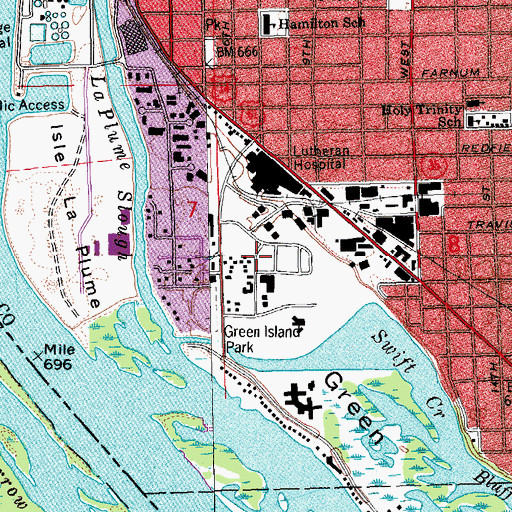 Topographic Map of Sagan Centre, WI