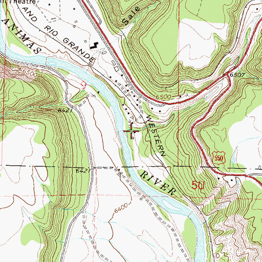 Topographic Map of Wilson Gulch, CO