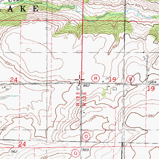 Topographic Map of School Number 1 (historical), WI