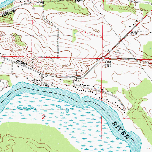 Topographic Map of School Number 1 (historical), WI