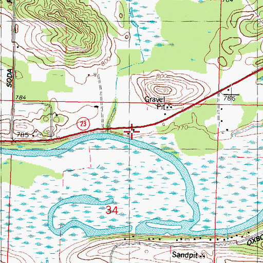 Topographic Map of School Number 4 (historical), WI