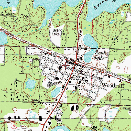 Topographic Map of Doctor Kate Pelham Newcomb Museum, WI