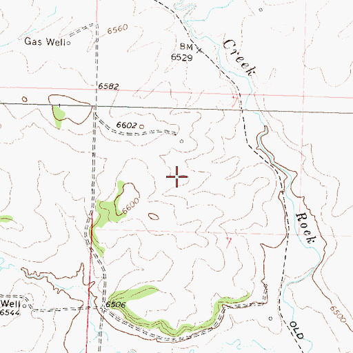 Topographic Map of Ignacio Creek, CO