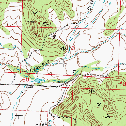 Topographic Map of Armstrong Canyon, CO