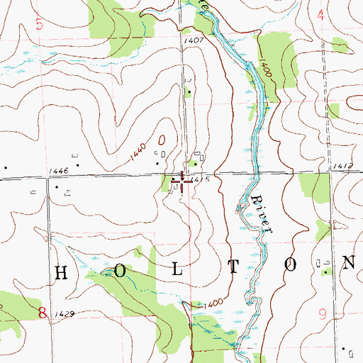 Topographic Map of Draper School (historical), WI