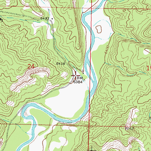 Topographic Map of Fosset Gulch, CO